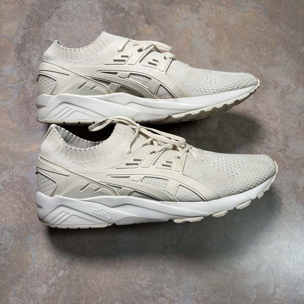 Asics Gel Kayano Trainer Knit Men’s US 13 Birch Running Shoes Sneakers